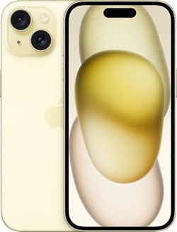 iPhone 15 256 ГБ, Yellow (Жёлтый), nano Sim+eSim - фото 51571