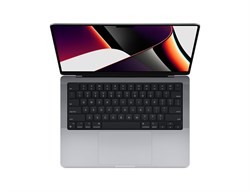 MacBook Pro 14.2 дюймов, 2021 г., M1 Pro(8c CPU, 14c GPU), RAM 16 ГБ, SSD 512 ГБ, Apple graphics 14-core, macOS, английская раскладка (KB-US), Space gray (Серый космос), MKGP3**/A - фото 51973