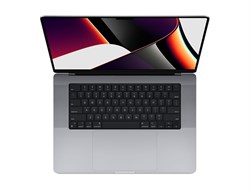 MacBook Pro 16.2 дюймов, 2021 г., M1 Pro(10c CPU, 16c GPU), RAM 16 ГБ, SSD 512 ГБ, Apple graphics 16-core, macOS, английская раcкладка (KB-US), Space gray (Серый космос), MK183**/A - фото 52071