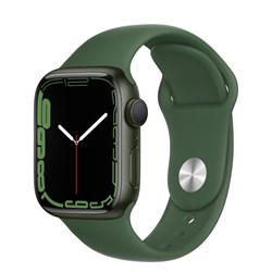 Watch Series 7 41mm, Корпус из алюминия зелёного цвета, Спортивный ремешок MKN03RU - фото 52451