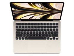 MacBook Air 13.6 2022 M2(8c CPU, 8c GPU) 8GB 256GB Apple graphics 8-core, macOS, английская раcкладка (KB-US), Starlight (Сияющая звезда) MLY13 - фото 52571