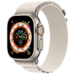 Умные часы Apple Watch Ultra 49 мм Titanium Case Cellular титановый/звёздный Alpine Loop (L 165-210мм) - фото 52839