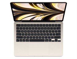 MacBook Air 13 2022, M2 (8c CPU, 10c GPU), RAM 8 ГБ, SSD 256 ГБ, Apple graphics 10-core, macOS, английская раcкладка (KB-US), Starlight (Сияющая звезда), Z15Y002MY 2049 - фото 53286