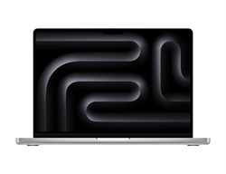 MacBook Pro 14 2023, M3 (8c CPU, 10c GPU) RAM 8 ГБ, SSD 512 ГБ, Silver (Серебристый) английская раскладка (KB-US) MR7J3**/A, Z1A900042, Z1AA 3158 - фото 53703