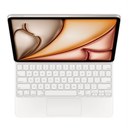 Magic клавиатура для iPad Air 13 дюймов 2024 M2 - английская раскладка (KB-US) - White (Белая) - фото 56286