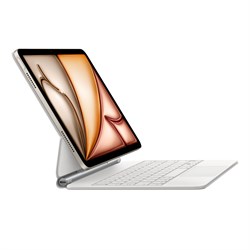 Magic клавиатура для iPad Air 11 дюймов 2024 M2 - английская раскладка (KB-US) - White (Белая) - фото 56289