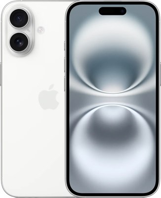 iPhone 16 128 ГБ, Белый (White), nano Sim + eSim 4543 - фото 69433