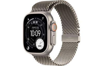 Watch Ultra 3, 49 мм, корпус в цвете натуральный титан, Natural Titanium Milanese Loop ремешок - L (165-210 мм) 14580