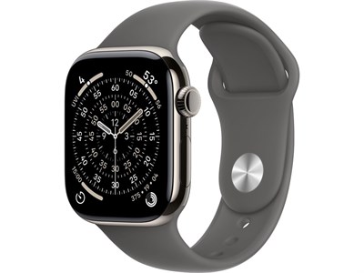 Watch Series 11, 46 mm, Natural, Титановый корпус с Stone Gray Sport Band - M/L (160-210mm) 15306