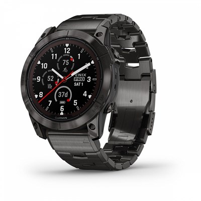 Garmin Fenix 7X Pro Sapphire Solar Edition 51мм Carbon Gray DLC Titanium, Titanium Band 15343