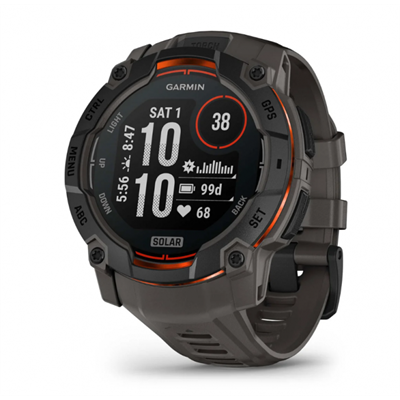 Garmin Instinct 3 50мм Solar Black Charcoal Band 15418