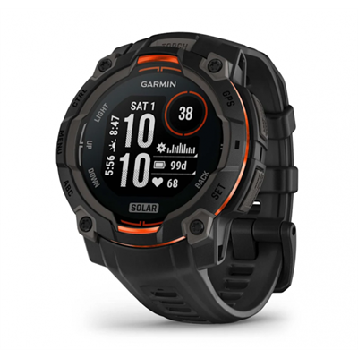 Garmin Instinct 3 45мм Black Solar Black Band 15420