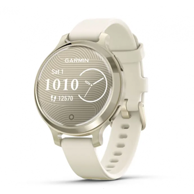 Garmin Lily 2 Active Cream/Gold, White Silicone Band 15545