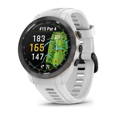Garmin Approach S70 42 mm Black Ceramic Bezel и White Band 15564