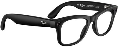 Ray-Ban Meta Wayfarer Gen 2 Matte Black Clear M 15839