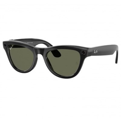 Ray-Ban Meta Skyler Gen 2 Shiny Black Green G-15 15851