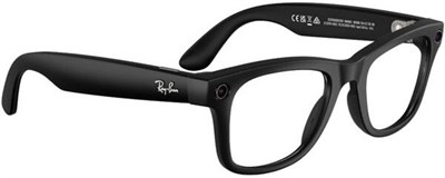 Ray-Ban Meta Wayfarer Gen 2 Matte Black Clear L 15901