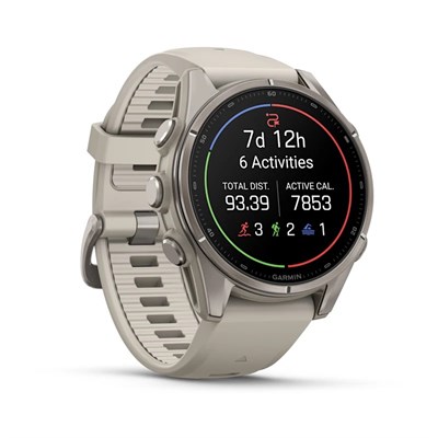 Garmin Fenix 9 Amoled 43mm Titanium Fog Grey Silicone (010-04761-01) 16328