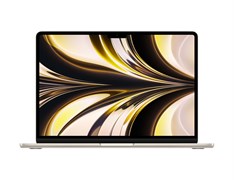 MacBook Air 13 2022, M2 (8c CPU, 10c GPU), RAM 16 ГБ, SSD 256 ГБ, Apple graphics 10-core, macOS, русская раcкладка (KB-RU), Starlight (Сияющая звезда), Z15Y000KX 2739