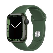 Apple Watch Series 7 41mm, Корпус из алюминия зелёного цвета • Спортивный ремешок MKN03RU