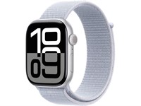 Watch Series 10, 42 мм, Silver, Алюминиевый корпус с Blue Cloud Sport Loop MWWW3-MXKX3-MWWD3