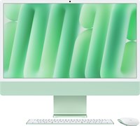 iMac 24 2024, M4 (8c CPU, 8c GPU), RAM 16 ГБ, SSD 256 ГБ, английская раcкладка (KB-US), Green (Зелёный), Part Num, Standard glass 1001006