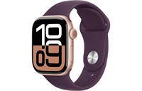 Watch Series 10, 46 мм, Gold, Алюминиевый корпус с Plum Sport Band - S/M (140-190мм) MWX23-MXLT3