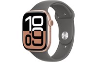 Watch Series 10, 46 мм, Gold, Алюминиевый корпус с Stone Gray Sport Band - S/M (140-190мм) MWX23-MXLX3