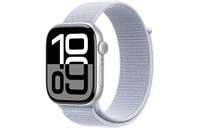 Watch Series 10, 46 мм, Silver, Алюминиевый корпус с Blue Cloud Sport Loop MWX03-MXL53-MWWN3