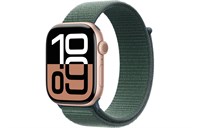 Watch Series 10, 46 мм, Gold, Алюминиевый корпус с Lake Green Sport Loop MWX23-MXL83