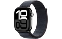 Watch Series 10, 46 мм, Jet Black, Алюминиевый корпус с Ink Sport Loop - X/L MWX13-MXL43