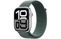 Watch Series 10, 46 мм, Silver, Алюминиевый корпус с Lake Green Sport Loop MWX03-MXL83