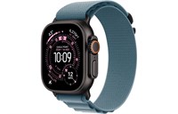 Watch Ultra 3, 49 мм, Чёрный Титан корпус c Light Blue Alpine Loop ремешком - S (130-160 мм) 14554