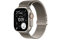 Watch Ultra 3, 49 мм, корпус в цвете натуральный титан, Natural Titanium Milanese Loop ремешок - S (130-160 мм) 14578