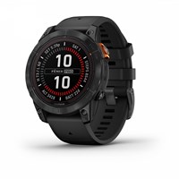 Garmin Fenix 7 Pro Solar Edition 47мм Slate Gray Steel, Black Silicone Band 15345