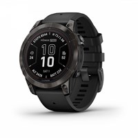 Garmin Fenix 7 Pro Sapphire Solar 47мм Carbon Gray DLC Titanium, Black Band 15348