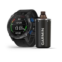 Garmin Descent MK2I 52мм, Titanium DLC-покрытием с Black Silicine Band и датчиком Descent T1 15441