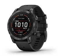 Garmin Epix Pro (Gen 2) Standart Edition 47 mm, Slate Gray, Titanium Charcoal Gray DLC, Black Silicone Band 15449