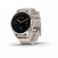Garmin Epix Pro (Gen 2) Sapphire Edition 42 mm, Golden Case c Cream-Colored Nylon Band 15455