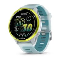 Умные часы Garmin 47мм Forerunner 570 Yellow Aluminum, Translucent White/Turquoise Band 15472