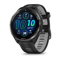 Умные часы Garmin Forerunner 965 Black, Dark/Gray DLC Titanium Bezel, Black Band 15496