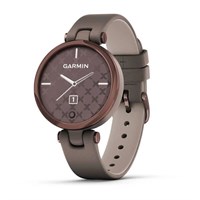 Garmin Lily Dark Bronze Bezel, Paloma, Italian Leather Band 15551
