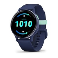 Garmin Vivoactive 5 Blue, Metallic Blue Bezel и Silicone Band 15556