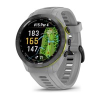 Garmin Approach S70 42 mm Black Ceramic Bezel, Gray Band 15563