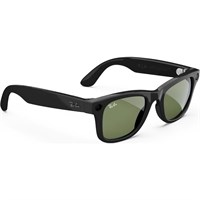 Ray-Ban Meta Wayfarer Gen 2 Shiny Black Green G-15 L 15903