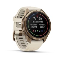 Garmin Fenix 9 Pro Amoled 43mm Autumn Gold Titanium Cream/French Grey Silicone Band (010-04335-26) 16336