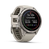 Garmin Fenix 9 Pro Amoled 43mm Titanium Fog Grey/Dark Sandstone Silicone Band  (010-04335-86) 16337