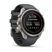 Garmin Fenix 9 Pro Amoled 47mm Titanium Graphite/Black Silicone Band (010-04336-26) 16340