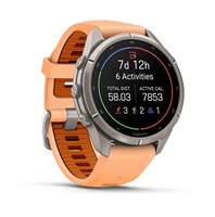 Garmin Fenix 9 Pro Amoled 51mm Titanium Shell Pink/Autumn Orange Silicone Band (010-04337-06) 16341