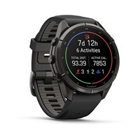 Garmin Fenix 9 Pro Amoled 51mm Carbon Gray DLC Titanium Black/Pebble Grey Silicone Band (010-04337-16) 16342